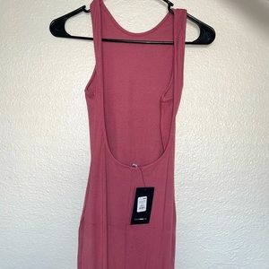 Fashion Nova Maxi Dress with open back